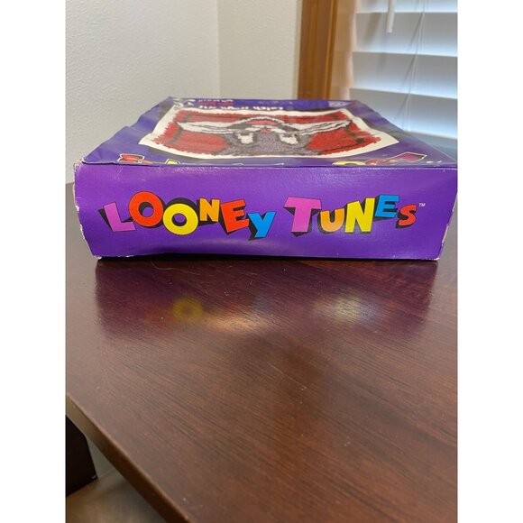 1994 Looney Tunes Bugs Bunny Latch Hook Kit 13"x13" Full Color - Picture 4 of 7